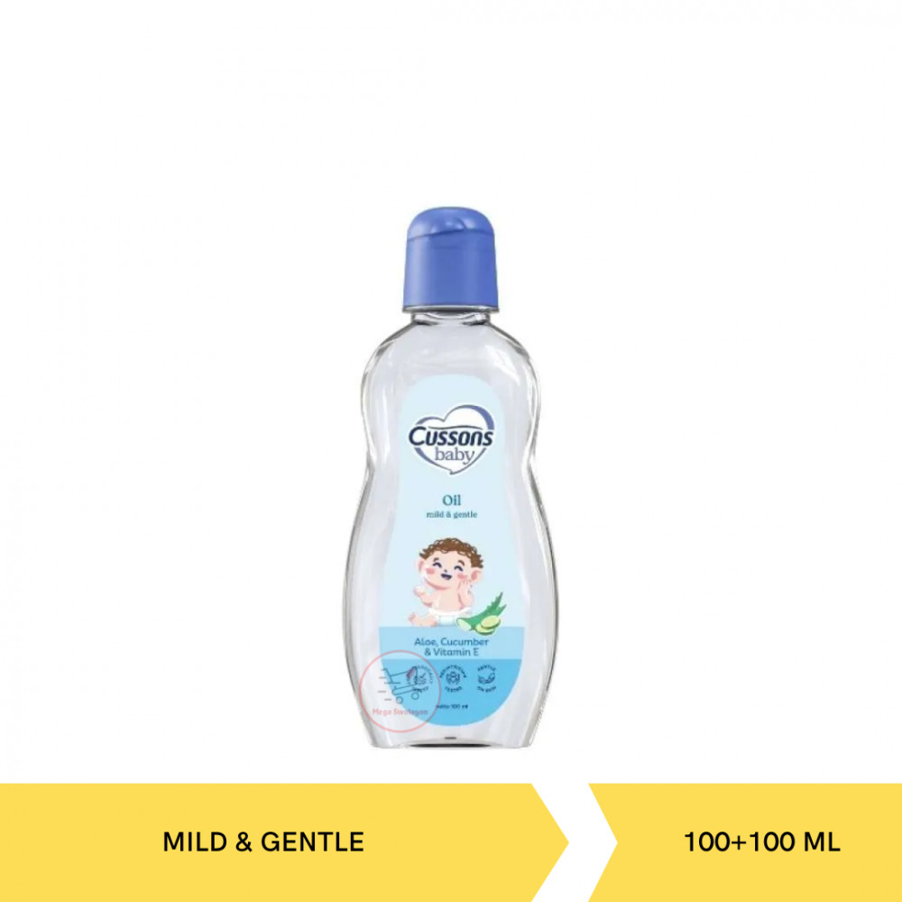 CUSSONS BABY OIL MILD&amp;GENTLE 100+100ML