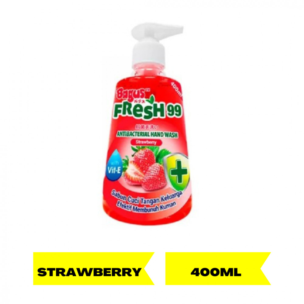 BAGUS FRESH99 HANDWASH STRAW PUMP 400ML