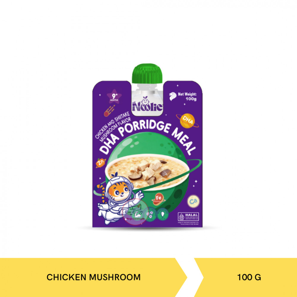 NOOLIE DHA PORRIDGE MEAL CHICKEN&amp;MUSHROOM 100G