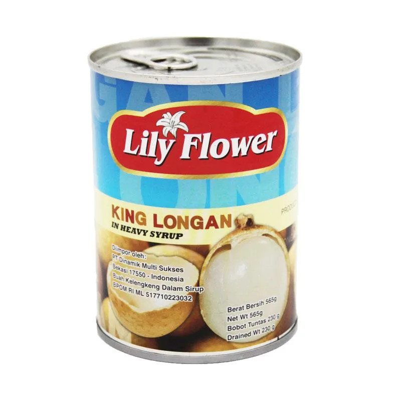 LILY FLOWER LONGAN IN SYRUP 565G X 12 DNR