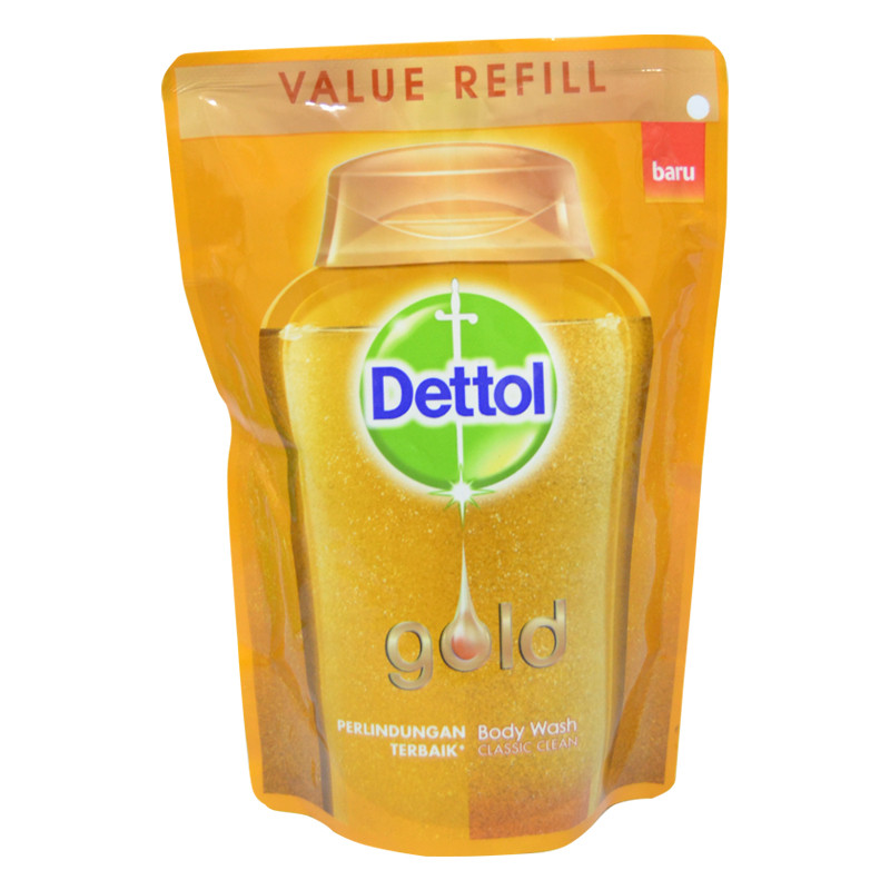 DETTOL BODYWASH GOLD 250ML CLASSIC CLEAN POUCH X 2