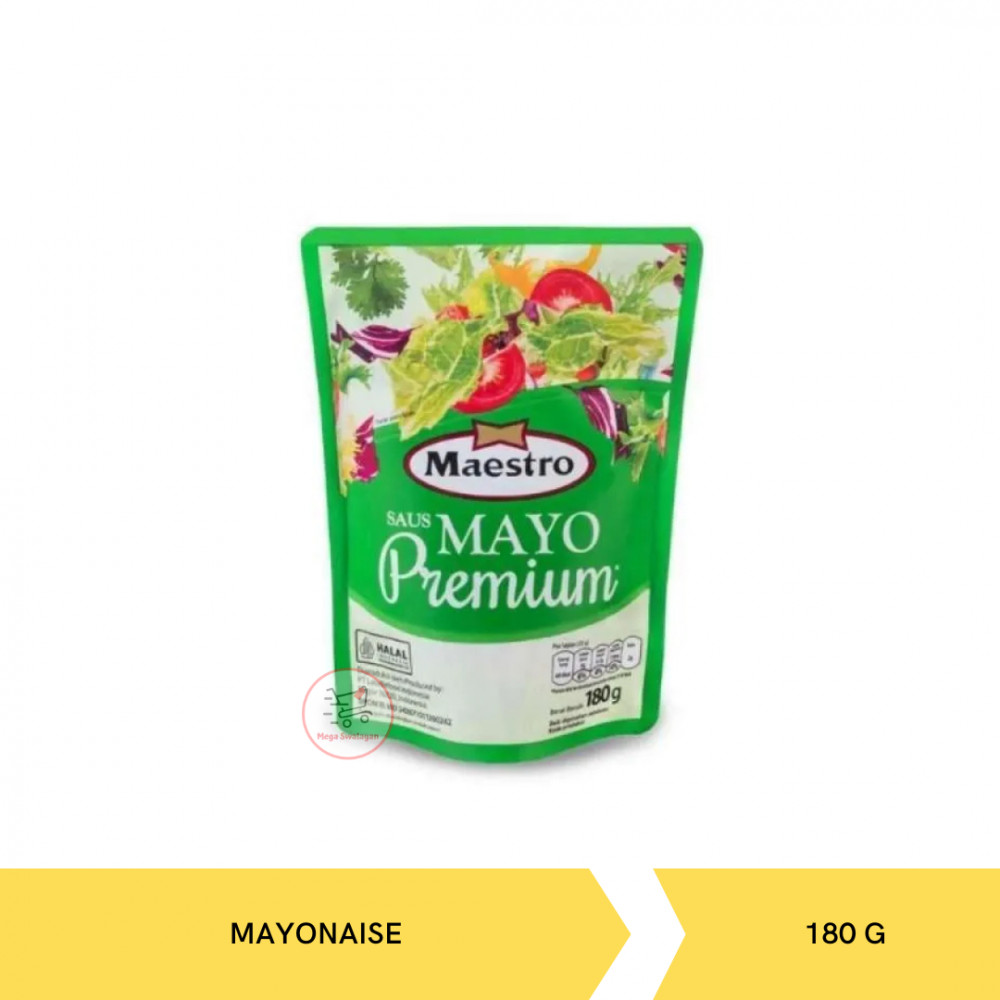MAESTRO MAYONAISE POUCH 180G X 24
