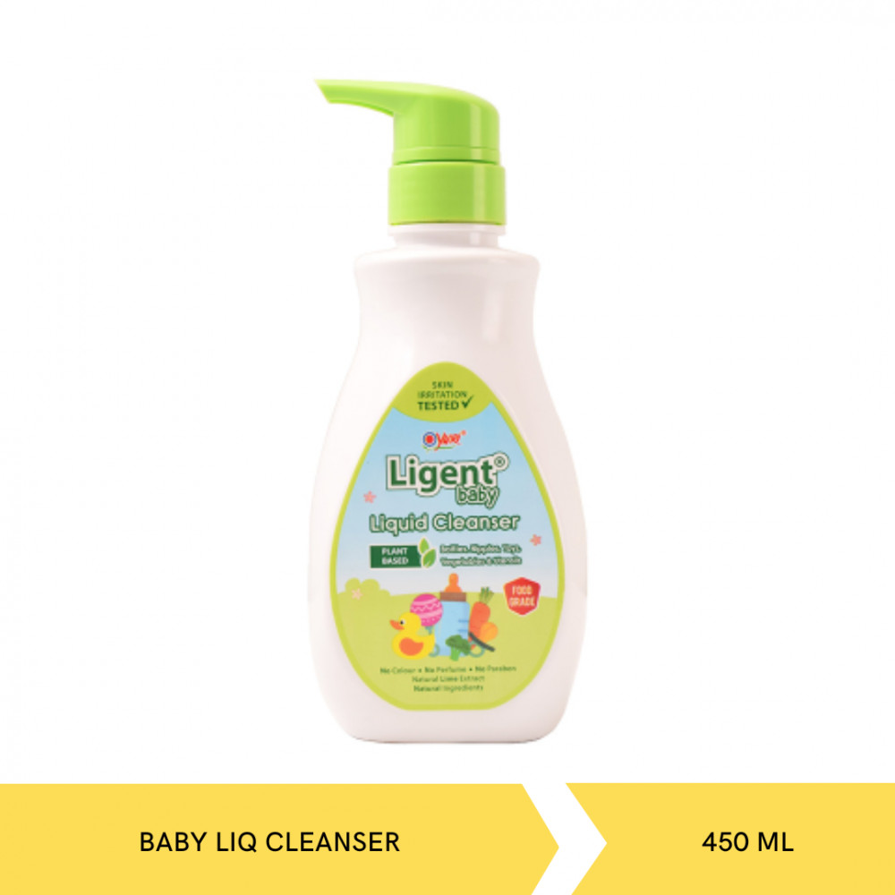 YURI LIGENT BABY LIQ CLEANSER BTL 450MLX12