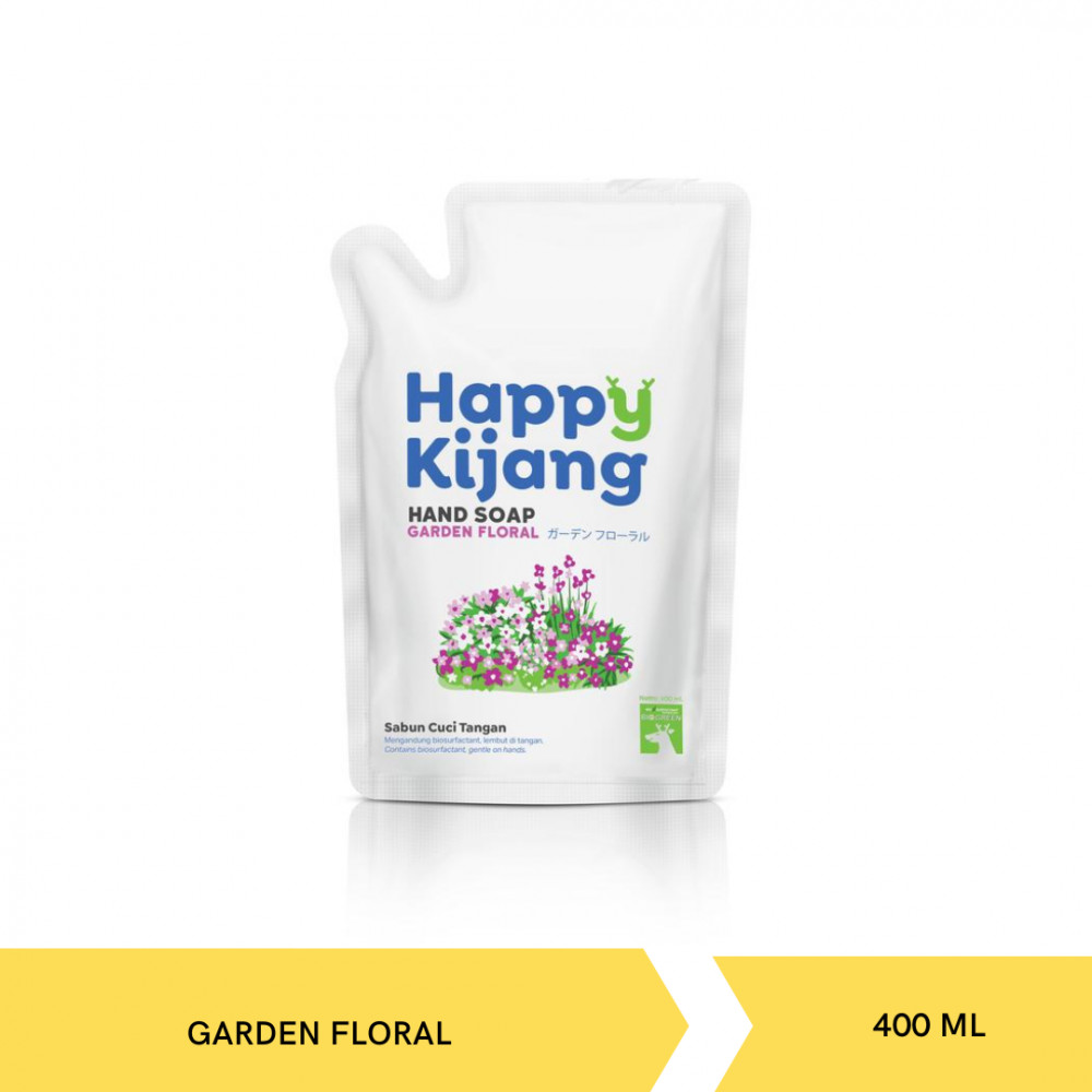 HAPPY KIJANG HANDSOAP G FLORAL 400MLX12