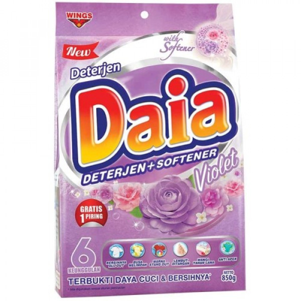 DAIA DET+SOFTENER VIOLET 750G X 12