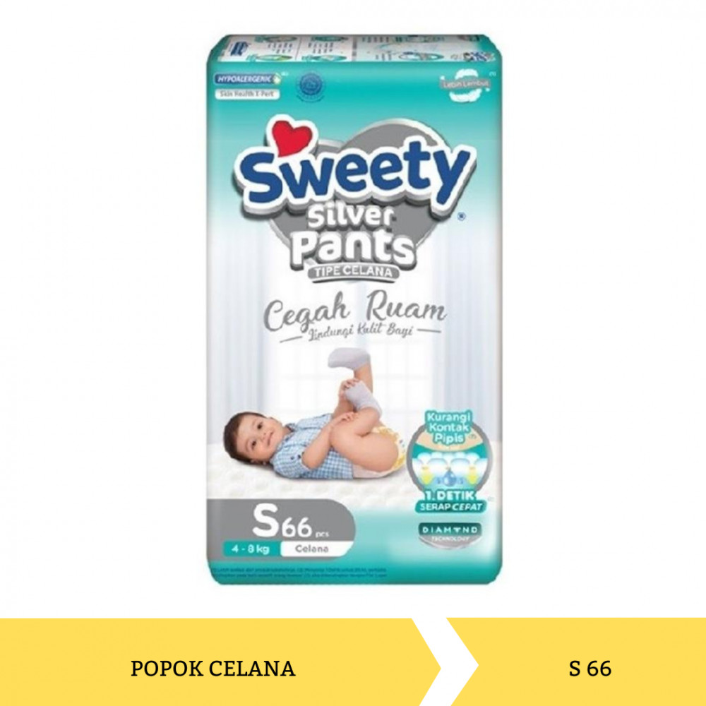 SWEETY SILVER PANTS S66 X 6