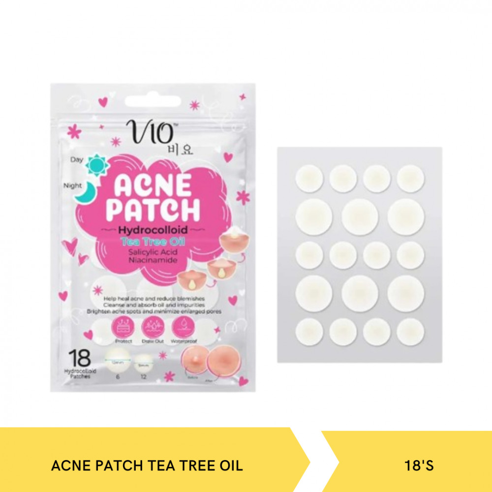 VIO ACNE PATCH TEA TREE OIL 18S