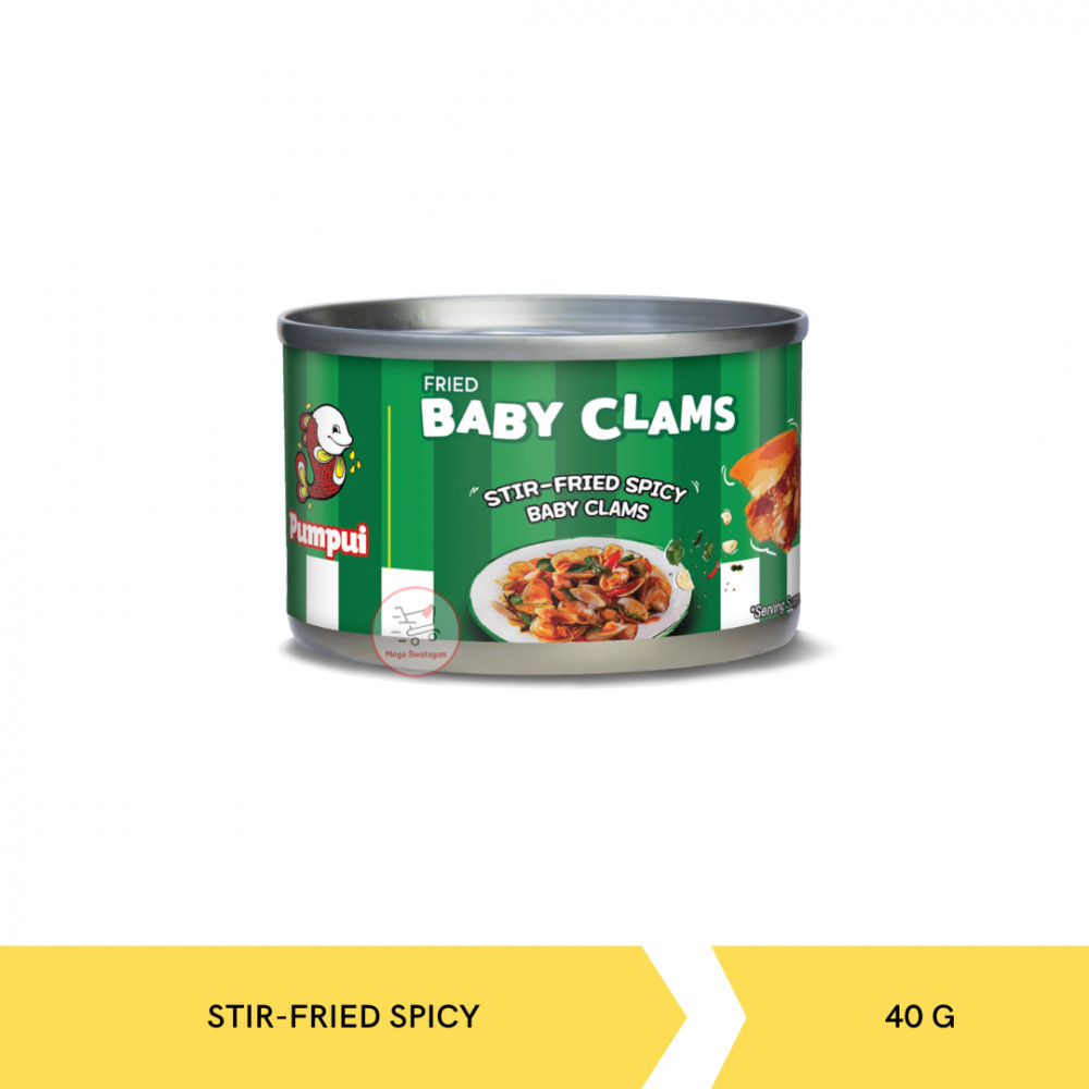 PUMPUI STIR FRIED SPICY BABY CLAM 40G X 48
