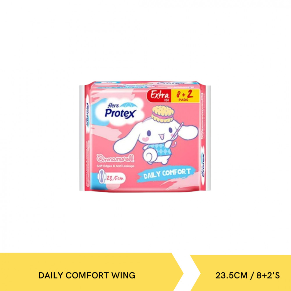 HERS PROTEX DAILY COM DAY WING 23.5CM/8+2`S