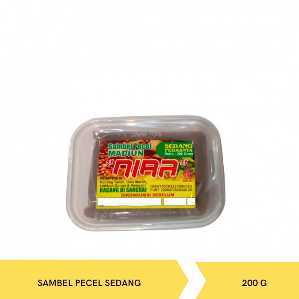 NIRA SAMBEL PECEL MADIUN SEDANG 200G