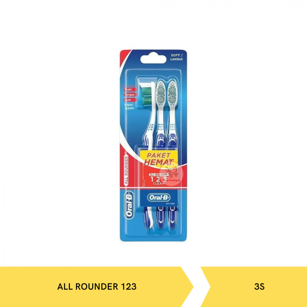 ORAL B ROUNDER 123 SOFT 3S