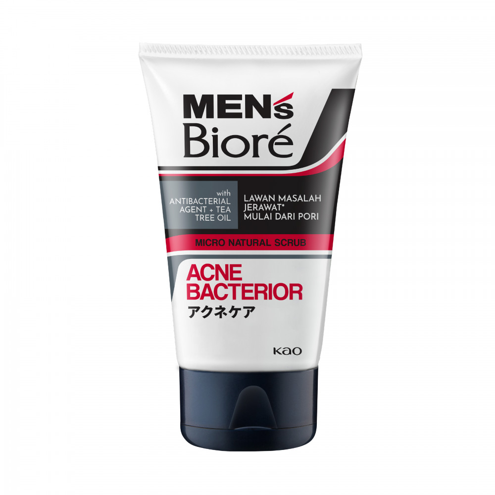 BIORE FF MEN ACNE BACTERIOR SCRUB 100G X 24