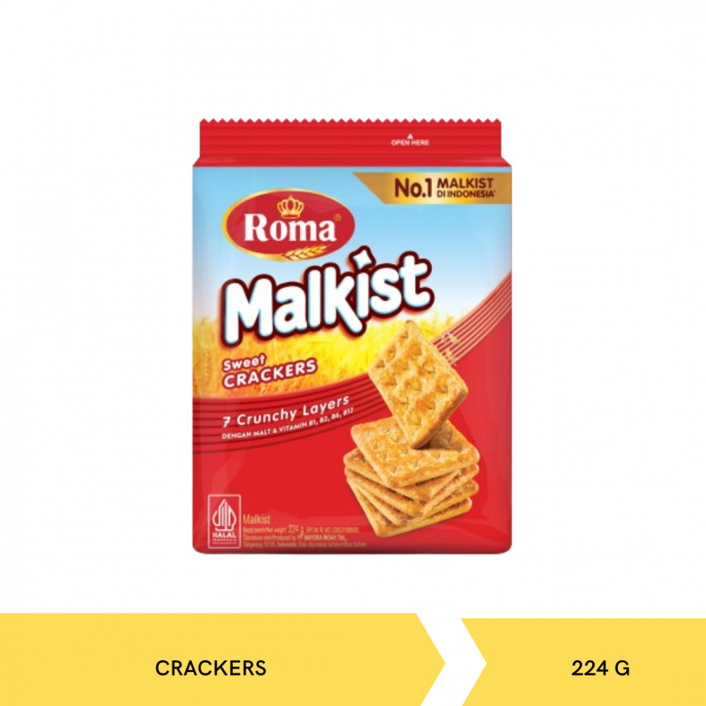ROMA MALKIST CRACKERS 135 GR
