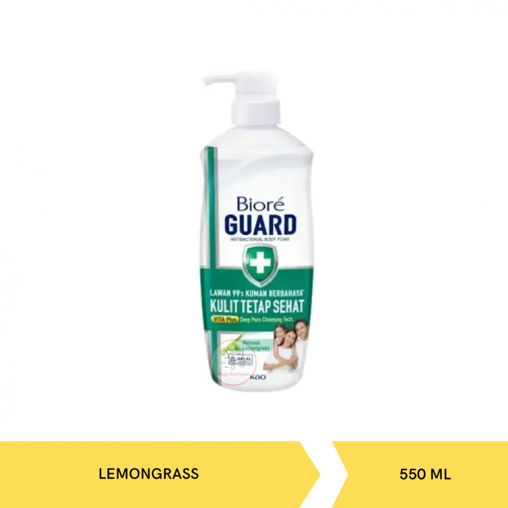 BIORE FOAM REFRESH LEMONGRASS PUMP 550ML