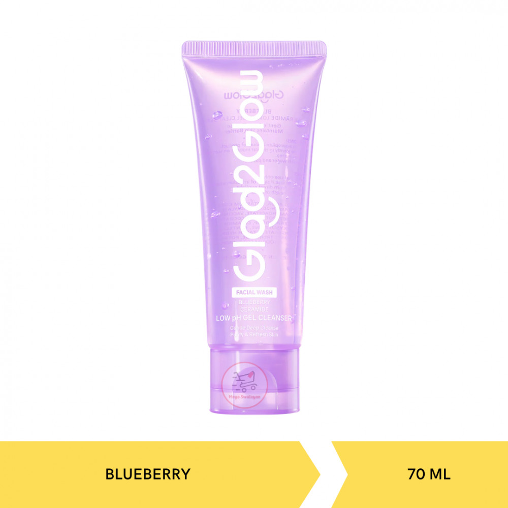 GLAD2GLOW FACIAL WASH BLUEBERRY 70ML