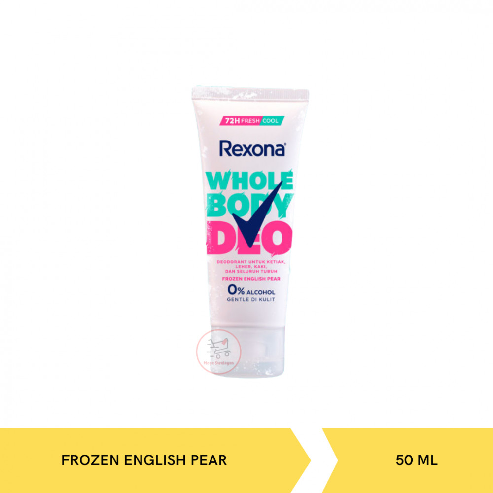 REXONA WHOLE BODY DEO FROZEN ENGLISH PEAR 50MLX24