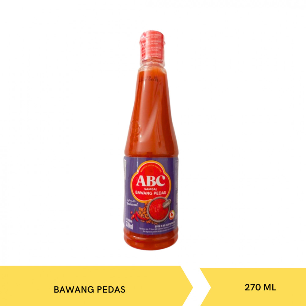 ABC SAMBAL BAWANG PEDAS 270ML X 24