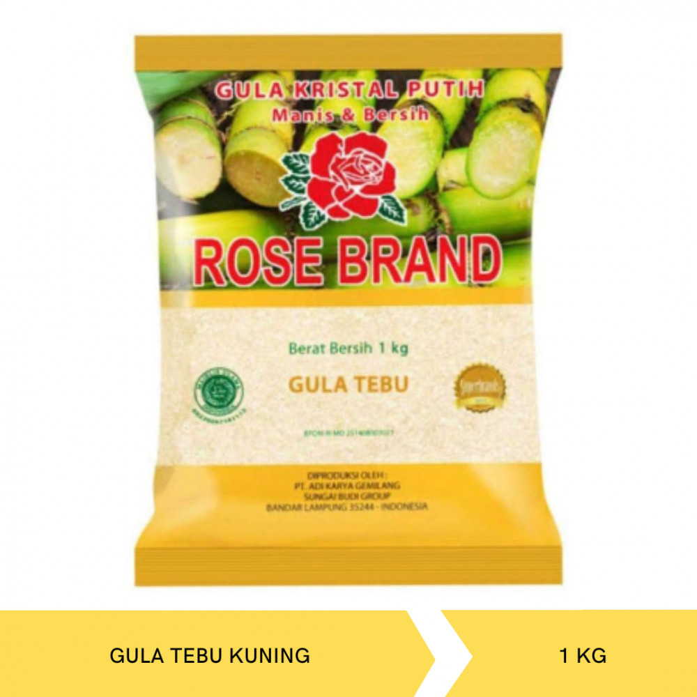 ROSE BRAND GULA KUNING 1KG