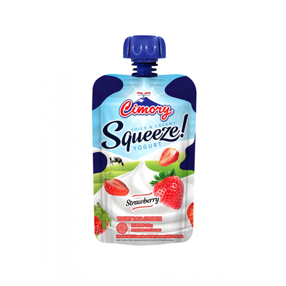 CIMORY SQUEEZE STRAW POUCH 120G