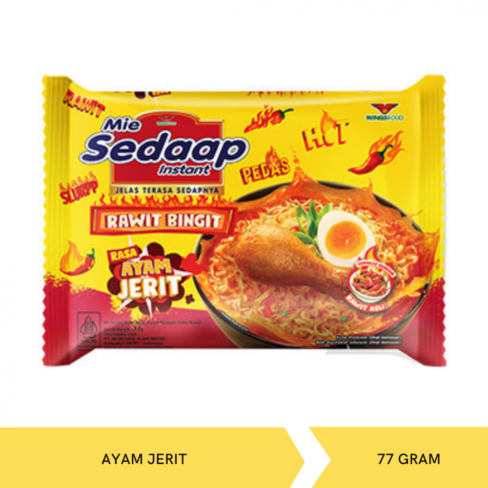 SEDAAP RAWIT BINGIT AYAM JERIT 77G