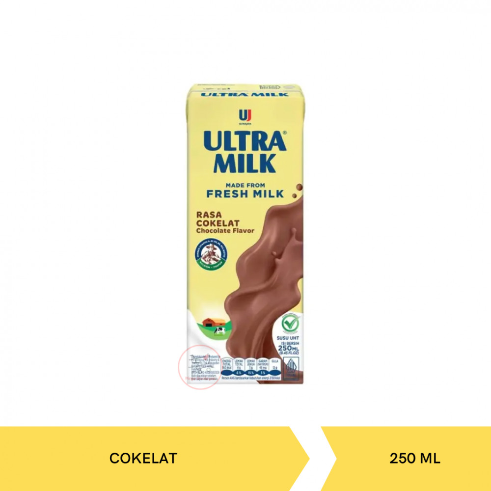UJ ULTRA MILK COKLAT 250ML