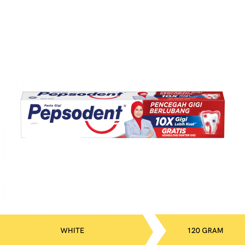 PEPSODENT WHITE 120G
