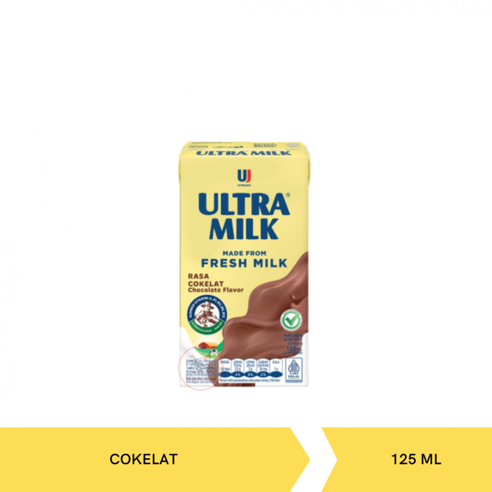 UJ ULTRA MILK COKLAT 125 ML