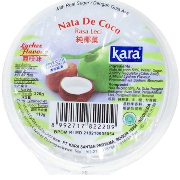 KARA SARI CUP LECY 220G
