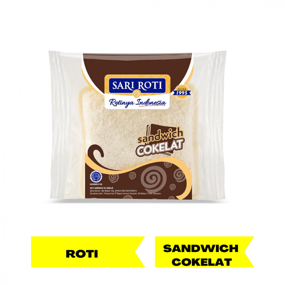SARI ROTI SANDWICH COKLAT 49 G
