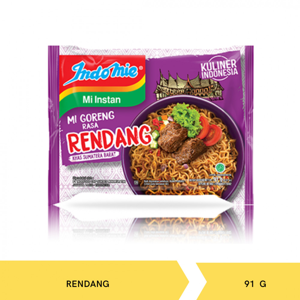 INDOMIE GORENG RENDANG 91G