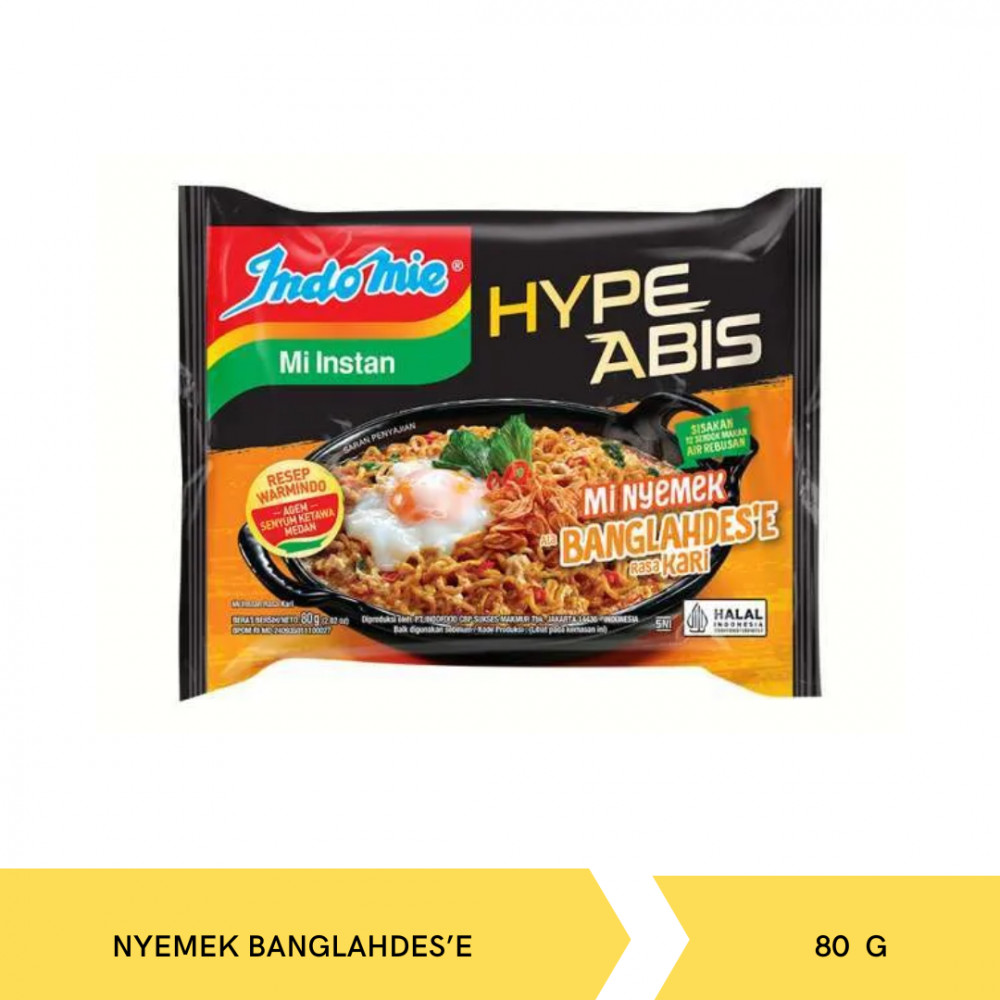 INDOMIE NYEMEK BANGLADESH 80G