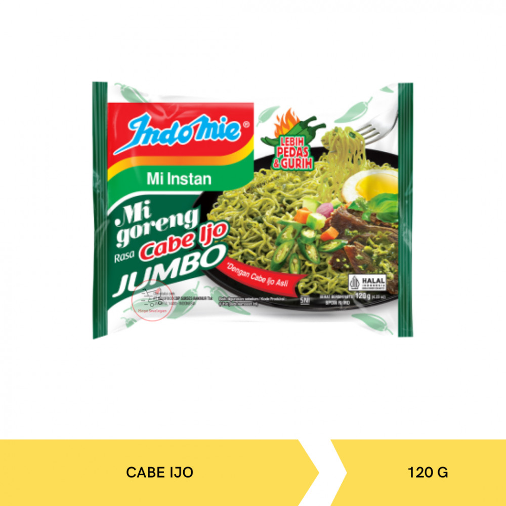 INDOMIE GOR JUMBO CABE IJO 120G