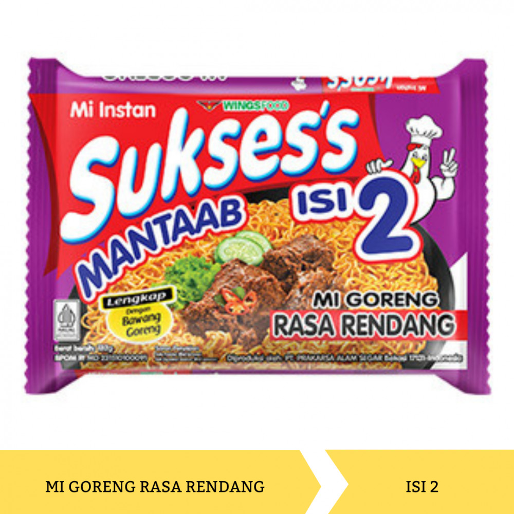 SUKSESS ISI 2 RENDANG 132G