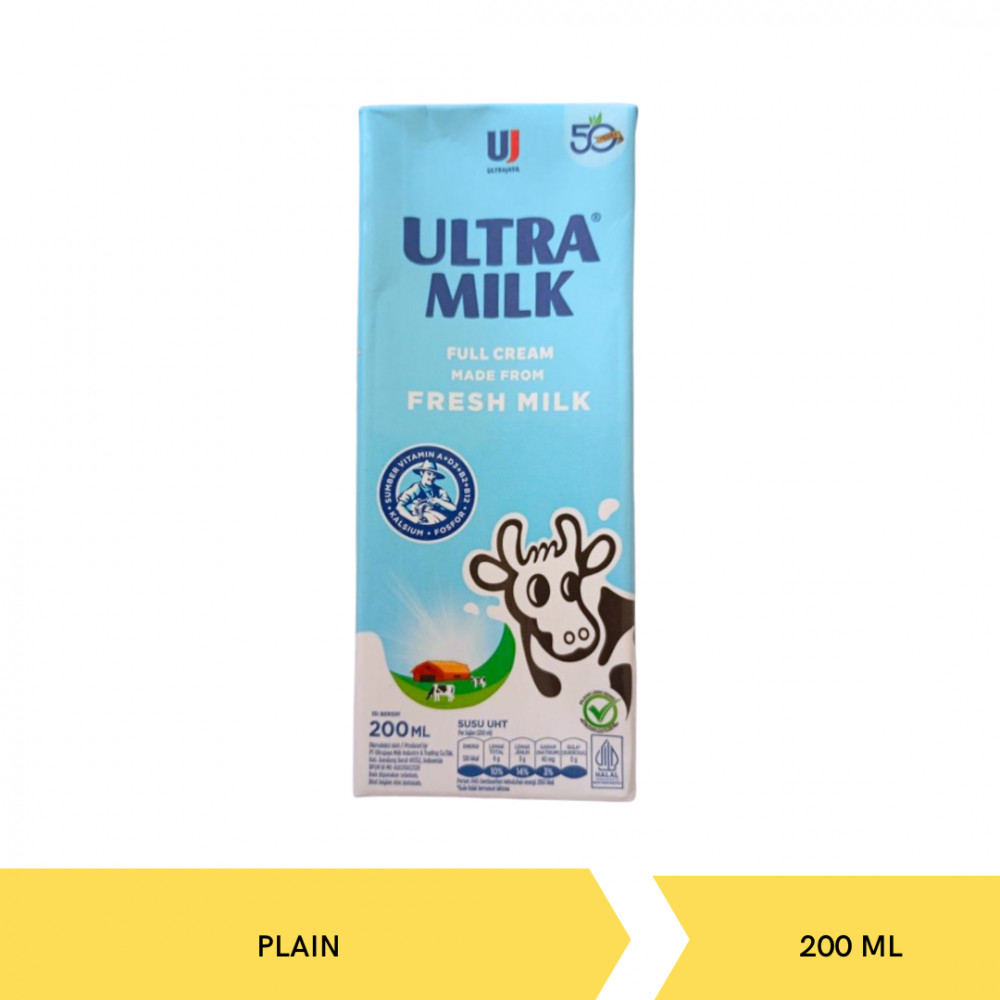 UJ ULTRA MILK FULL CREAM 200ML